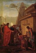 Eustache Le Sueur King Darius Visiting the Tomh of His Father Hystaspes oil painting reproduction